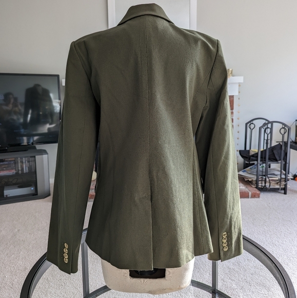 Derek Lam 10 Crosby Olive Walter Double Breasted Suit Jacket - Picture 6 of 16